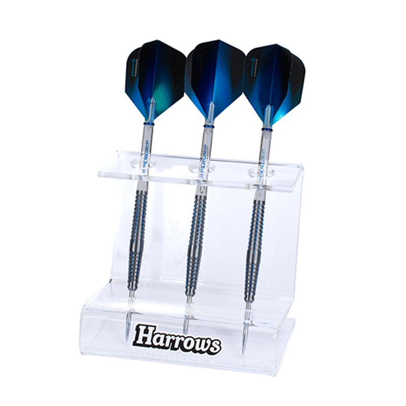 Harrows Acrylic Darts Display for 3 darts Dartstore Suomi