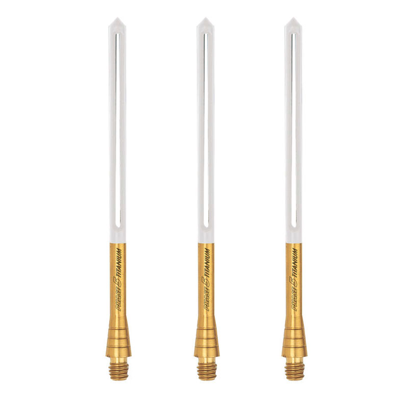 Unicorn Phase 5 Dart Gold Loading Stems with Screw In Top Titanium